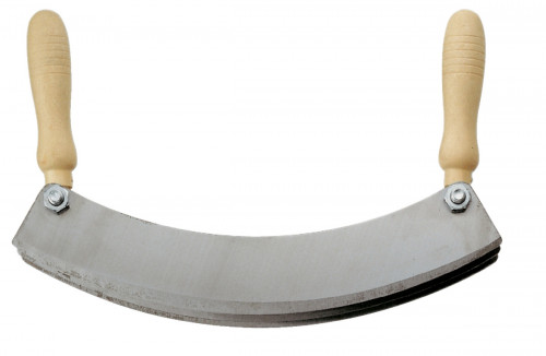 Hachoir-berceuse acier 33 cm acier plastique Au Nain