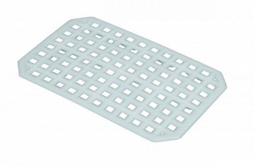 Grille pour bac plat 3L rectangulaire blanc plastique 28,3 cm x 8 mm Gilac