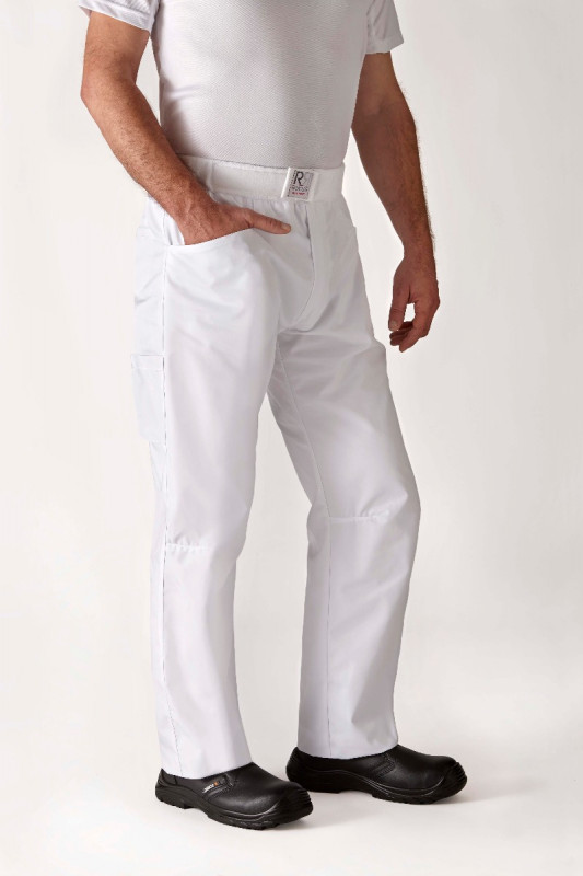 Pantalon de cuisine blanc T5 Arenal Robur