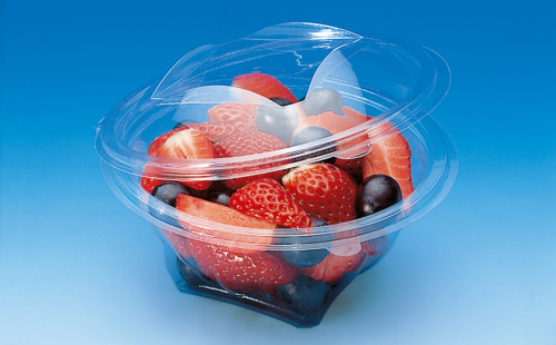Boîte rond transparent Ø 12 cm 7 cm 25 cl Sekipack Alphaform (60 pièces)