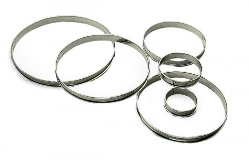 Cercle à tarte inox Sans revêtement Ø 26 cm 2 cm Gobel