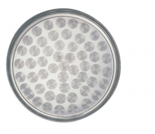 Plateau inox 18/10 gris Ø 40 cm Gastronum Eternum