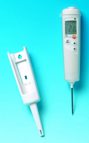 Thermomètre blanc cuisson min -50 °C max 275 °C +/- 0,5 °C