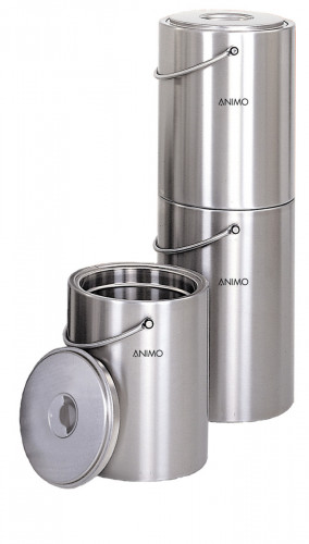 Conteneur isotherme inox 23,8x23,8x28 cm 6 L Sans robinet Animo