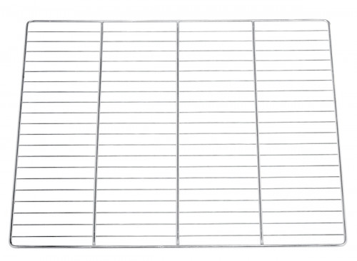 Grille inox 60x40 cm Pâtissier 5 mm 3 traverses 5 mm 29 fils 2 mm