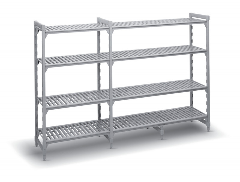 Rayonnage 4 niveaux acier 98 cm x 170 cm 800 kg 4 étagères Camshelving Cambro