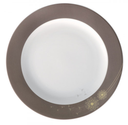 Assiette plate rond blanc porcelaine Ø 26,5 cm Intemporel Pro.mundi