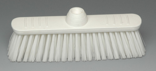 Balai mi-dur blanc 29 cm Brosshygien Thomas