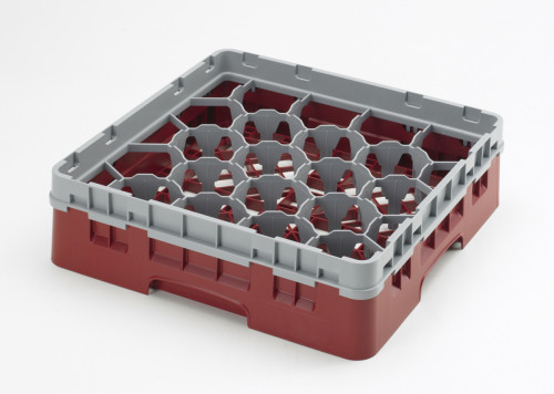 Casier lave-verres 20 compartiments 50x50x30,8 cm 9,84 cm 25,8 cm Camrack Cambro