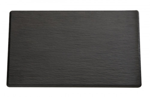 Plateau effet ardoise mélamine 32,5x17,5 cm Slate Aps