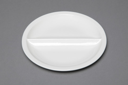 Assiette régithermie rond ivoire porcelaine vitrifiée Ø 22,8 cm Hospital Rak