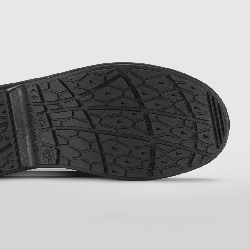 Chaussures mocassin de sécurité mixte noir 38 Tony Nordways