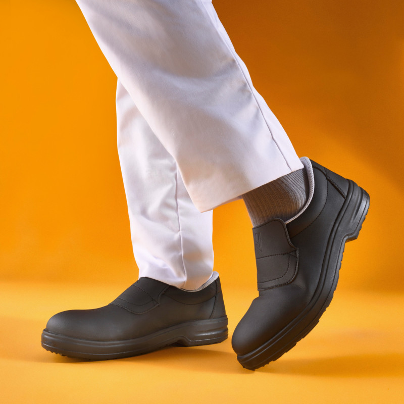 Chaussures mocassin de sécurité mixte noir 42 Tony Nordways