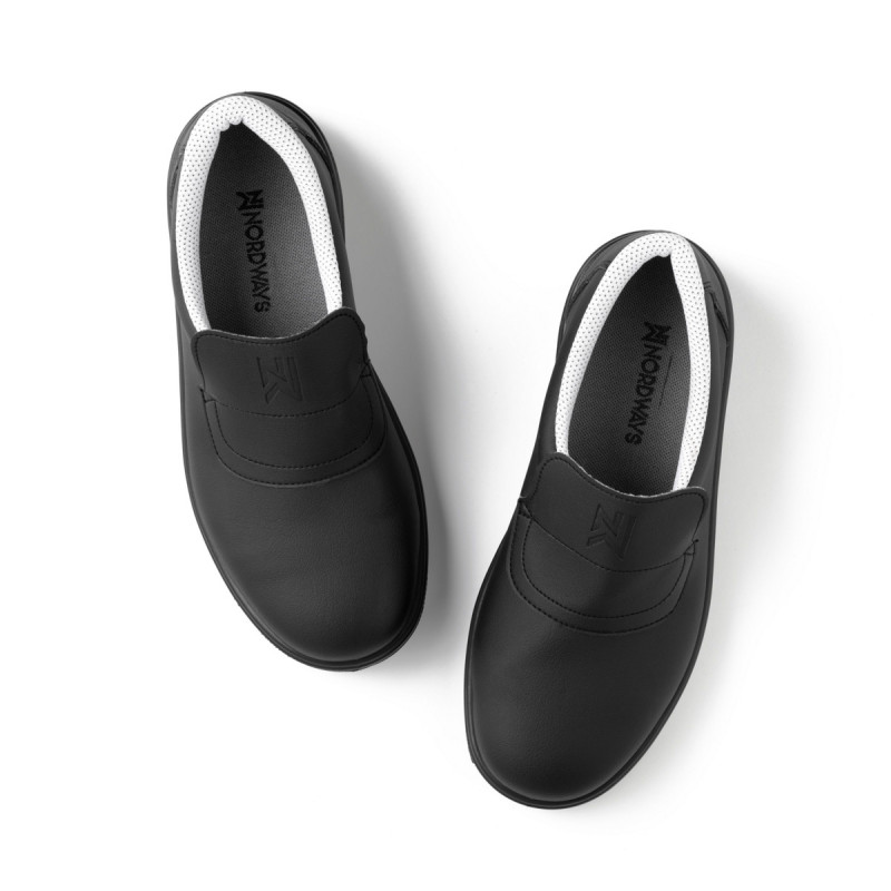 Chaussures mocassin de sécurité mixte noir 44 Tony Nordways