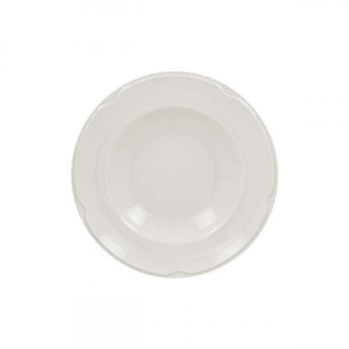 Assiette creuse rond ivoire porcelaine vitrifiée Ø 23,8 cm Anna Rak
