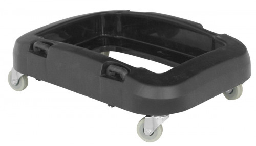 Chariot de tri sélectif plastique noir Probbax