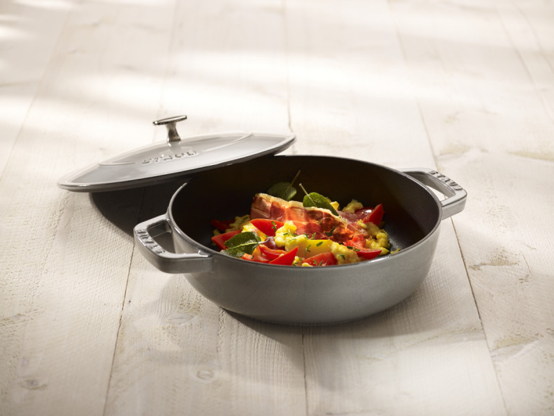 Sauteuse fonte d'acier Ø 24 cm 11,6 cm 2,4 L Chistera Staub