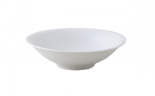 Plat mezze rond blanc porcelaine vitrifiée Ø 15,5 cm Brasserie Astera