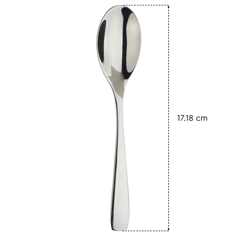 Cuillère à dessert inox inox 18/0 17,18 cm Adagio Pro.mundi