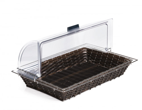 Panier GN 1/1 avec cadre polypropylène (pp) noir 56,5x36x10 cm Gn Line Aps