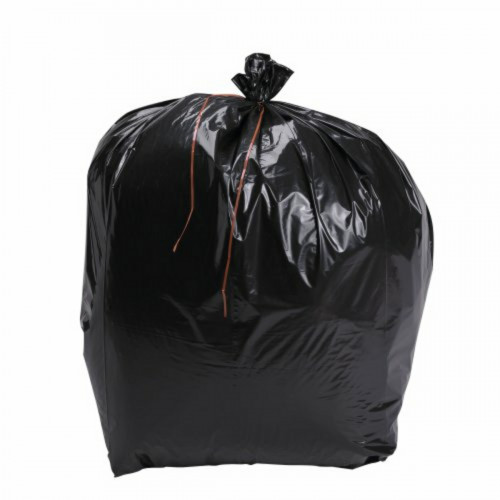 Sac à déchets plastique noir 110 L 49 microns (200 pièces)