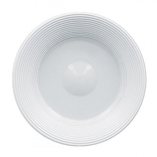 Sous-tasse à expresso rond blanc porcelaine vitrifiée Ø 13 cm Evolution Rak