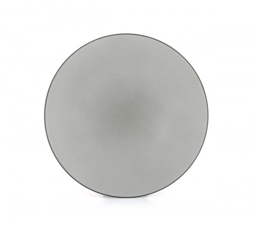 Assiette coupe plate rond gris porcelaine culinaire Ø 28 cm Revol