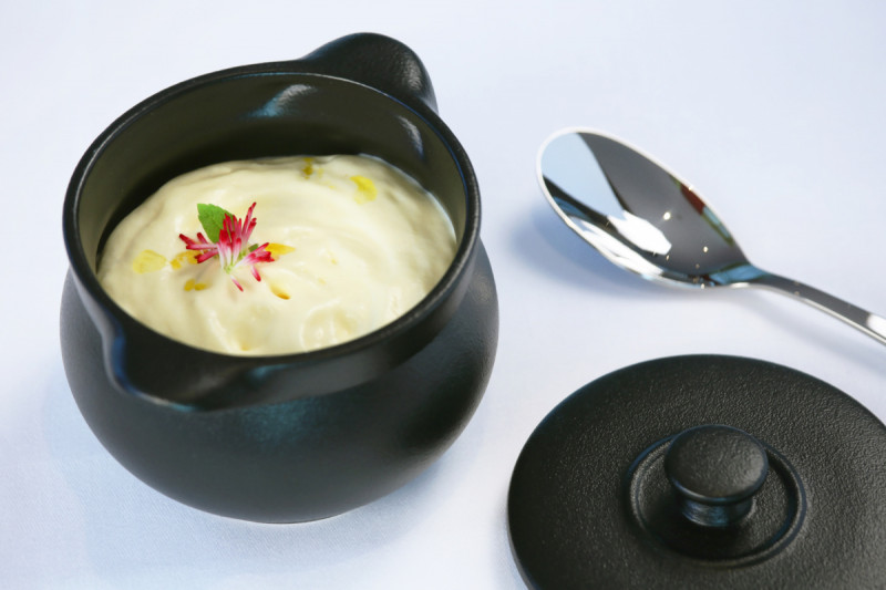 Terrine rectangulaire gris porcelaine vitrifiée 24x10 cm Chefs Fusion Rak