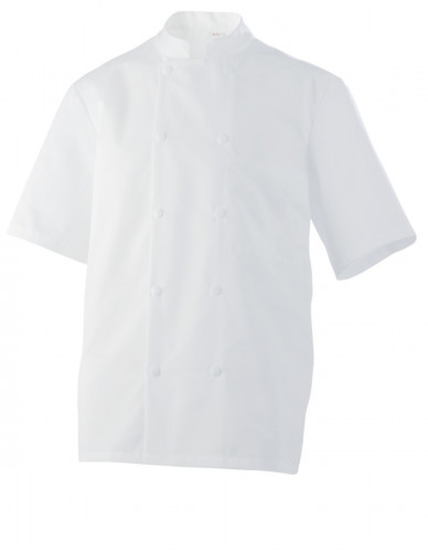 Veste de cuisine homme manche courte blanc XXL Ideal Molinel