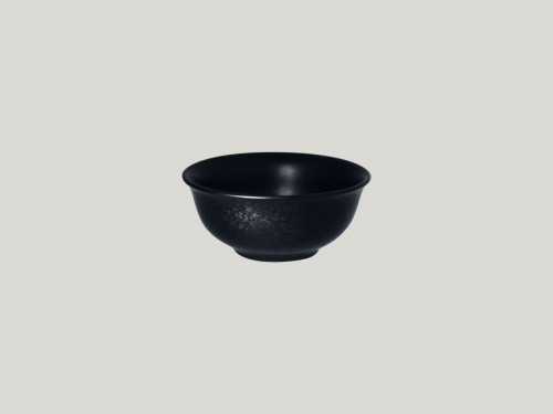 Bol rond noir porcelaine vitrifiée Ø 10,5 cm Karbon Rak