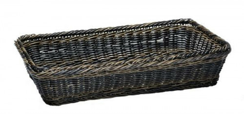 Panier gn 1/1 polypropylène (pp) noir 53x32,5x10 cm Gn Line Aps