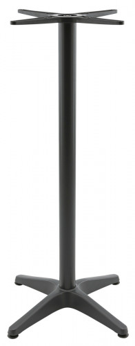 Pied de table bar noir 63x63x108 cm Monza Flexmob
