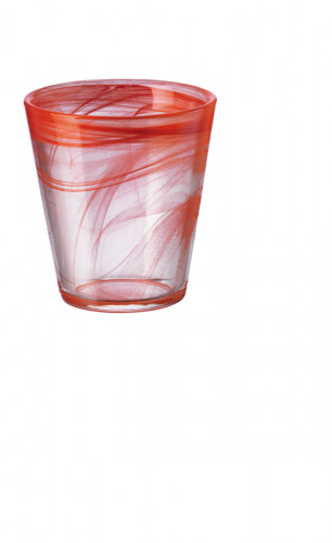 Gobelet rouge verre 37 cl Capri Bormioli Rocco