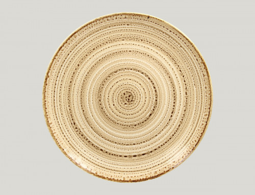 Assiette coupe plate rond beach porcelaine vitrifiée Ø 30,7 cm Twirl Rak