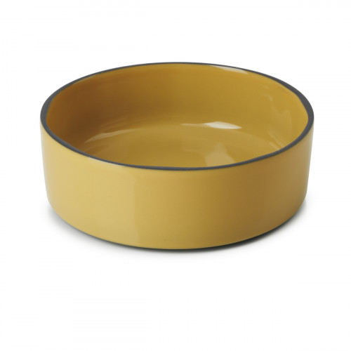 Assiette creuse rond jaune porcelaine Ø 14 cm Caractere Revol