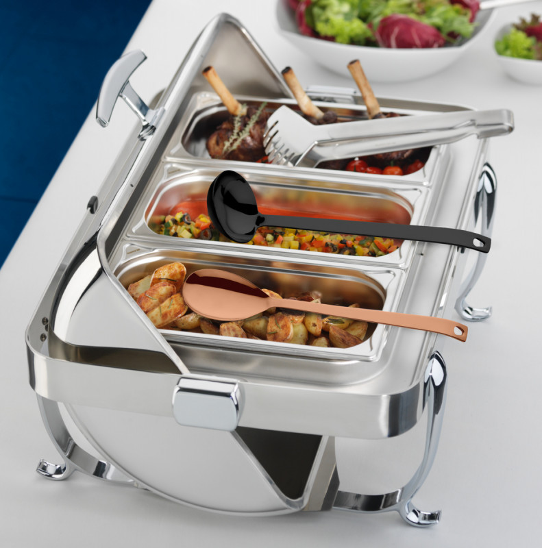 Louche à sauce cuivre inox inox 18/10 26 cm Buffet Pvd Cuivre Amefa