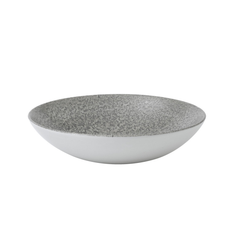 Assiette creuse rond gris porcelaine Ø 24,8 cm Evo Origins Dudson