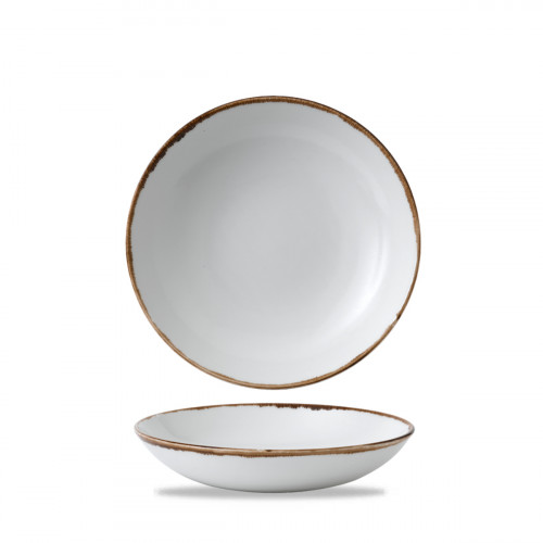 Assiette creuse rond blanc porcelaine vitrifiée Ø 27,8 cm Harvest Dudson