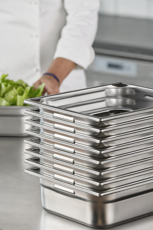 Bac GN 1/1 inox 18/10 P20 cm 26 L Pujadas