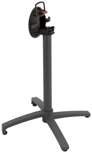 Pied de table gris anthracite 67x67x73 cm Verona Flexmob