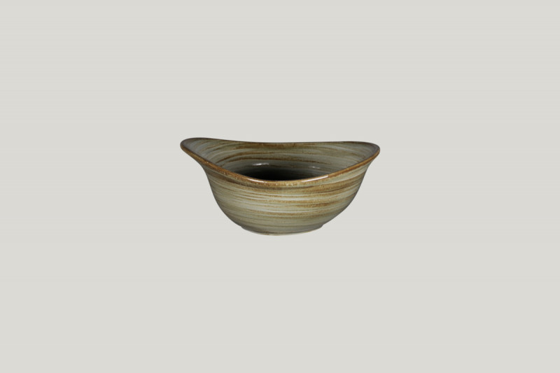 Bol triangulaire Peridot porcelaine vitrifiée 16 cm Rakstone Spot Rak