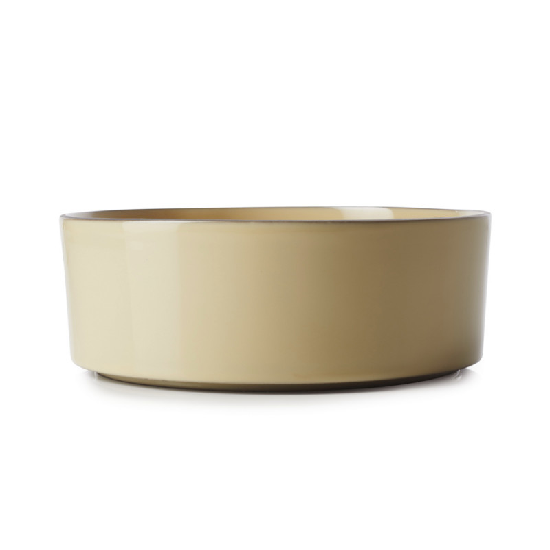 Saladier rond beige porcelaine culinaire Ø 19 cm Caractère Revol