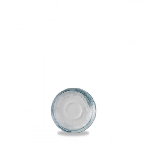 Sous tasse à café rond bleu porcelaine vitrifiée Ø 11,8 cm Finca Dudson