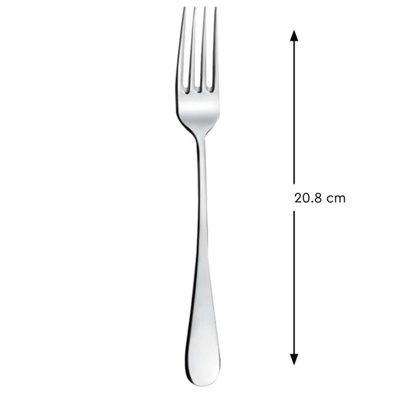 Fourchette de table inox 18/10 20,8 cm Madison Pro.mundi