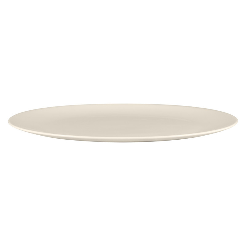 Assiette coupe plate rond ivoire porcelaine bone china Ø 30 cm Bravura Rak