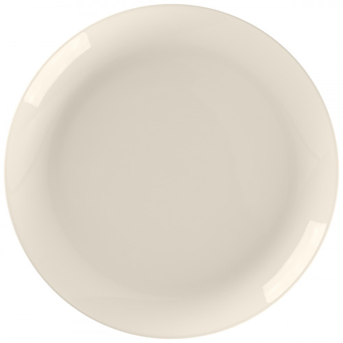 Assiette coupe plate rond blanc porcelaine bone china Ø 26,8 cm Fedra Rak