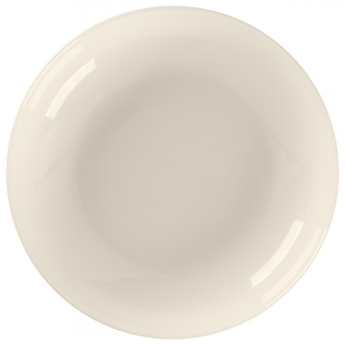 Assiette coupe creuse rond blanc porcelaine bone china Ø 26,6 cm Fedra Rak