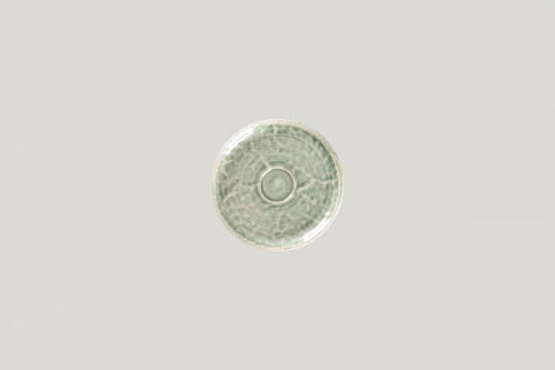 Sous-tasse à expresso rond Sage porcelaine Ø 13 cm Krush Rak