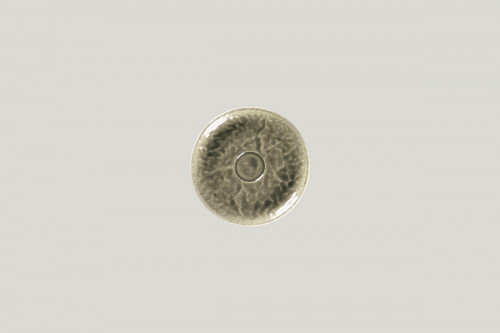 Sous-tasse à expresso rond steel porcelaine Ø 13 cm Krush Rak