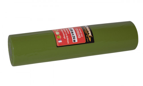 Rouleau tête à tête vert olive plastique 0,4x24 m